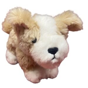 American Girl Corinne Tan Dog Flurry Plush Tan White 2022 HCM96 Puppy Toy